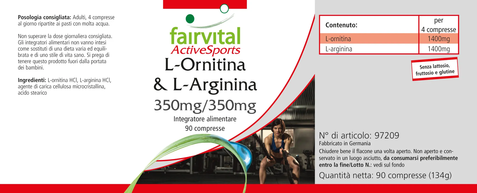 L-Ornithin & L-Arginin 350mg/350mg
