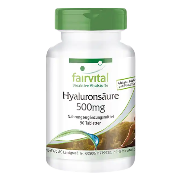 Hyaluronic acid 500mg - 90 tablets