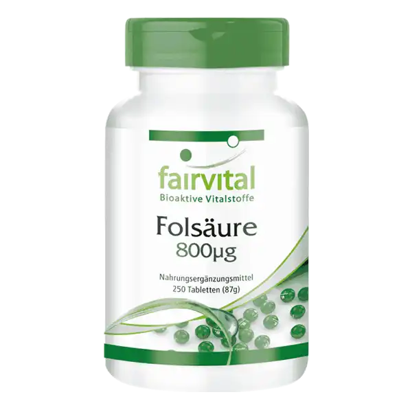 Folic acid 800µg – 250 tablets