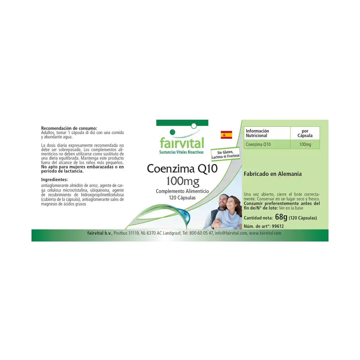 Co-Enzym Q10 100mg - 120 capsules Co-Enzym Q10 100mg - 120 capsules