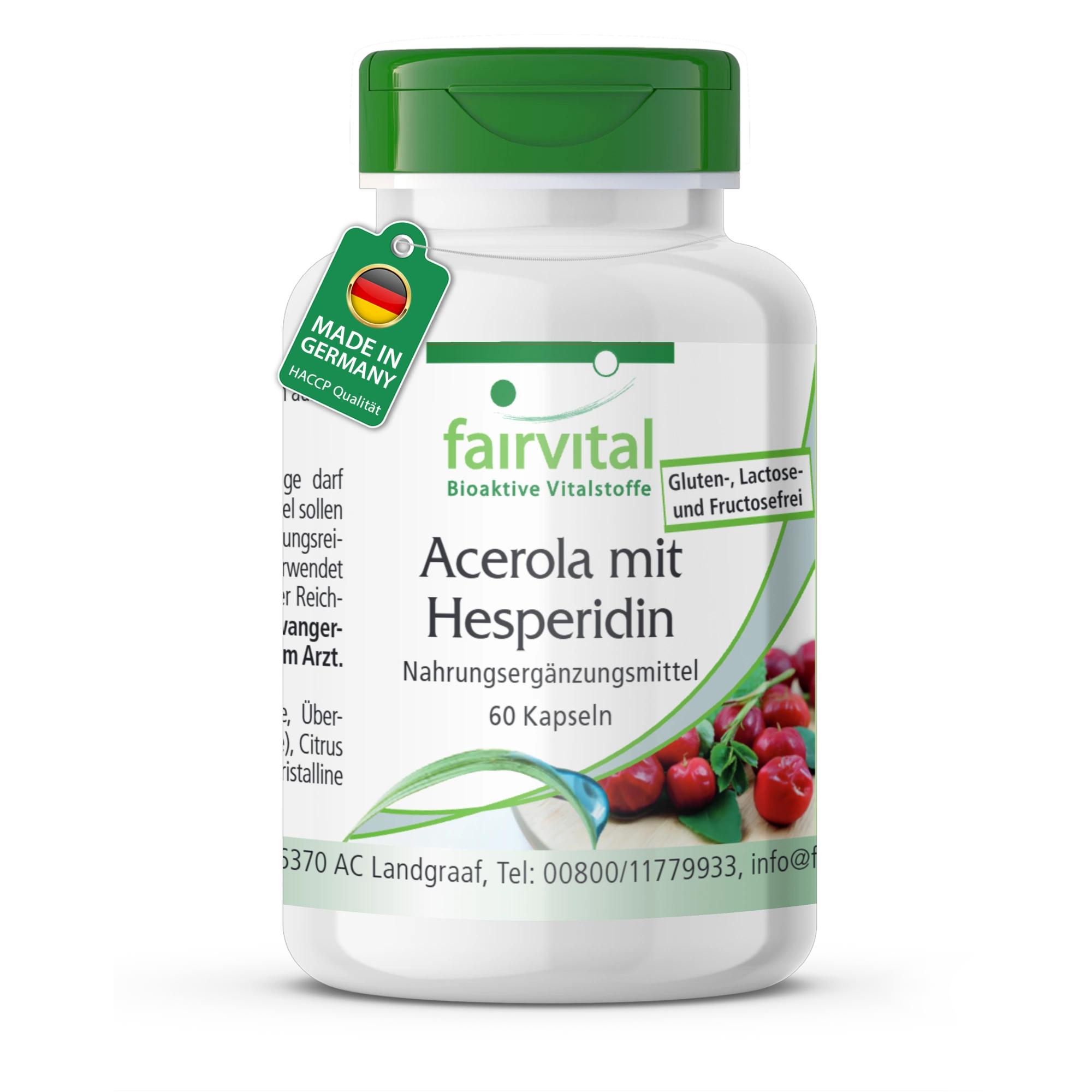 Acerola con Esperidina - 60 capsule