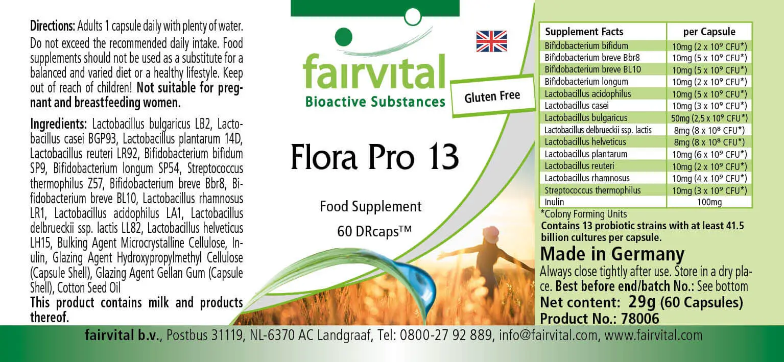 Flora Pro 13 - 60 DRcaps® Flora Pro 13 - 60 DRcaps®