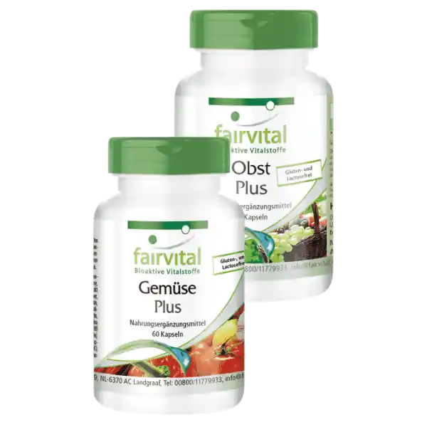 Frutta e verdura Plus - 2 x 60 capsule Frutta e verdura Plus - 2 x 60 capsule