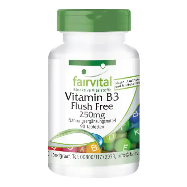 Vitamina B3 Flush Free 250mg