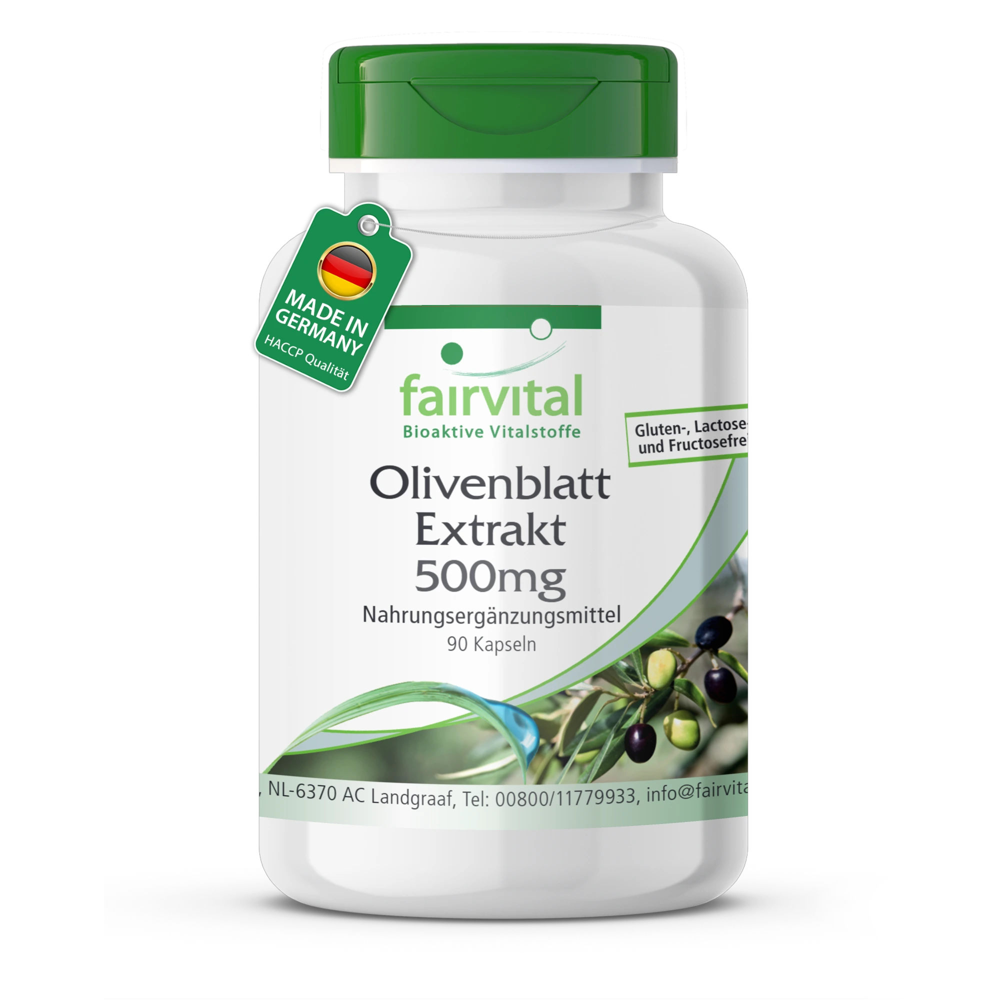 Estratto di foglie di olivo 500 mg - 90 capsule