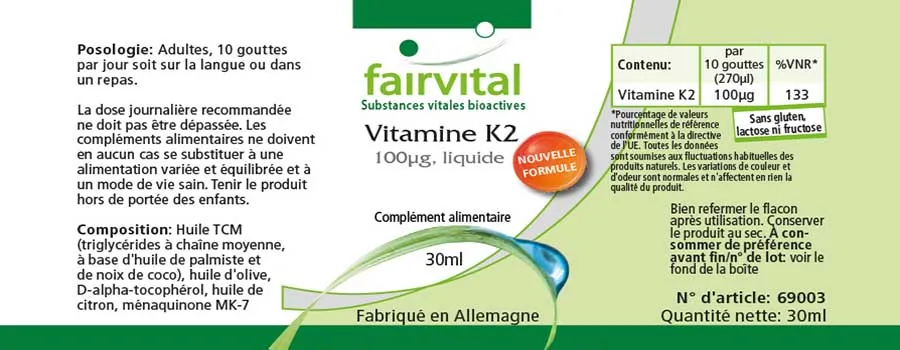 Vitamin K2 flüssig 100µg