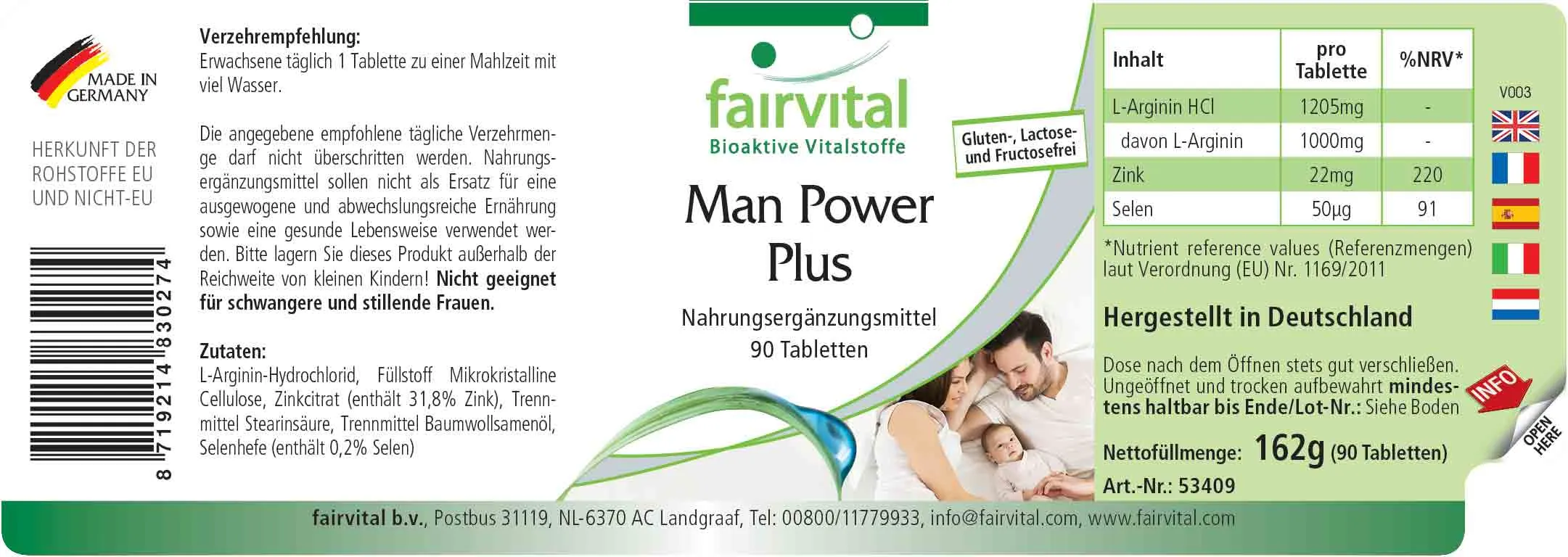 Man Power Plus - 90 Compresse Man Power Plus - 90 Compresse