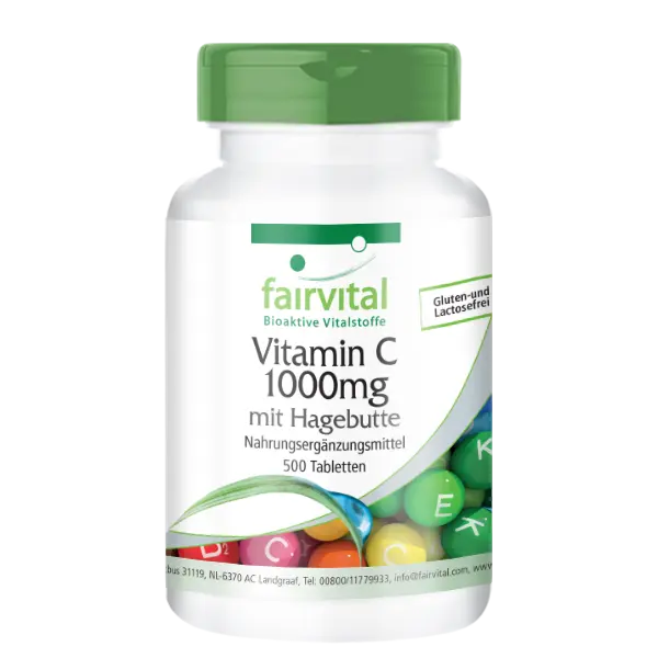 Vitamina C 1000mg con Escaramujo