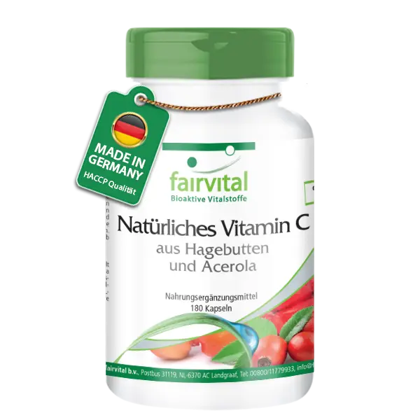 Vitamina C naturale di Acerola - 180 capsule Vitamina C naturale di Acerola - 180 capsule
