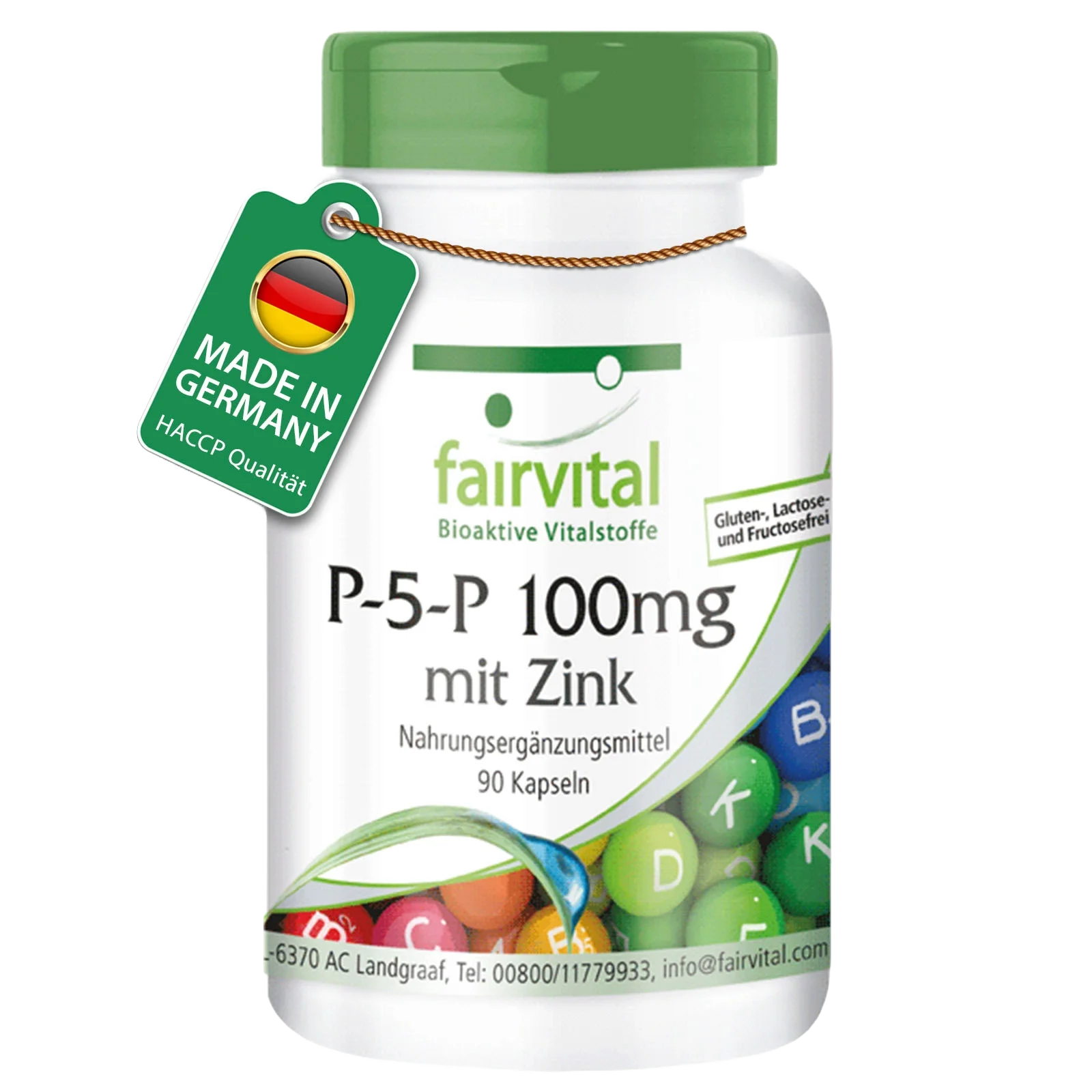 P-5-P 100mg with Zinc - 90 Capsules