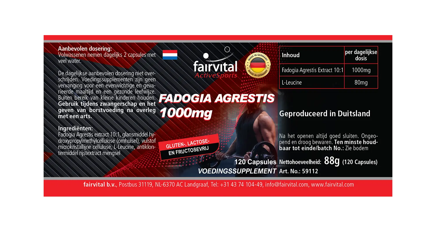 Fadogia Agrestis 1000mg