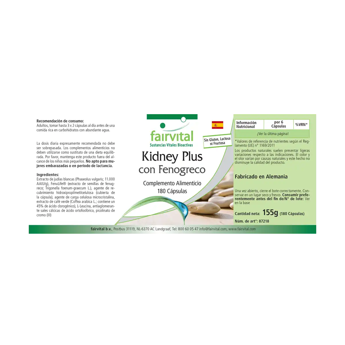 Kidney Plus Carb Blocker - 180 Capsules Kidney Plus Carb Blocker - 180 Capsules