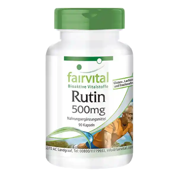Rutina 500mg - Vitamina P - 90 Cápsulas