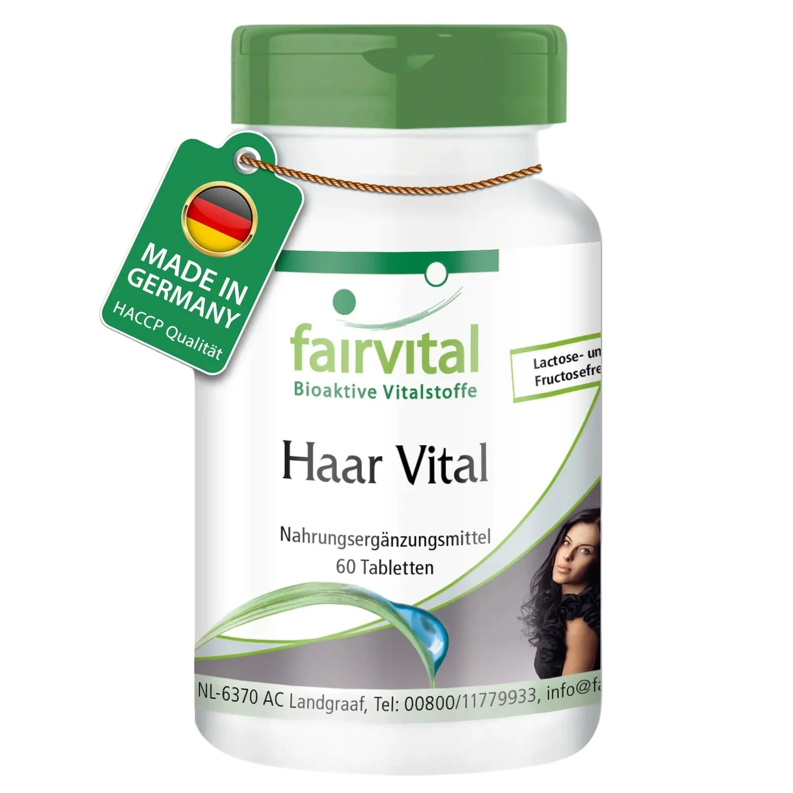 Haar Vital - 60 Tabletten - mit Vitamin B12, Biotin, Zink, Bierhefe uvm. - für Haare, Haut, Nervensystem uvm. | Fairvital Haar Vital - 60 Tabletten - mit Vitamin B12, Biotin, Zink, Bierhefe uvm. - für Haare, Haut, Nervensystem uvm. | Fairvital