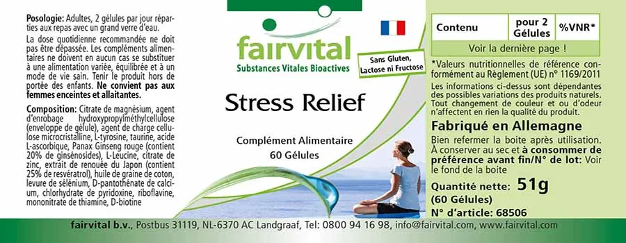 Stress Relief - 60 Capsules Stress Relief - 60 Capsules