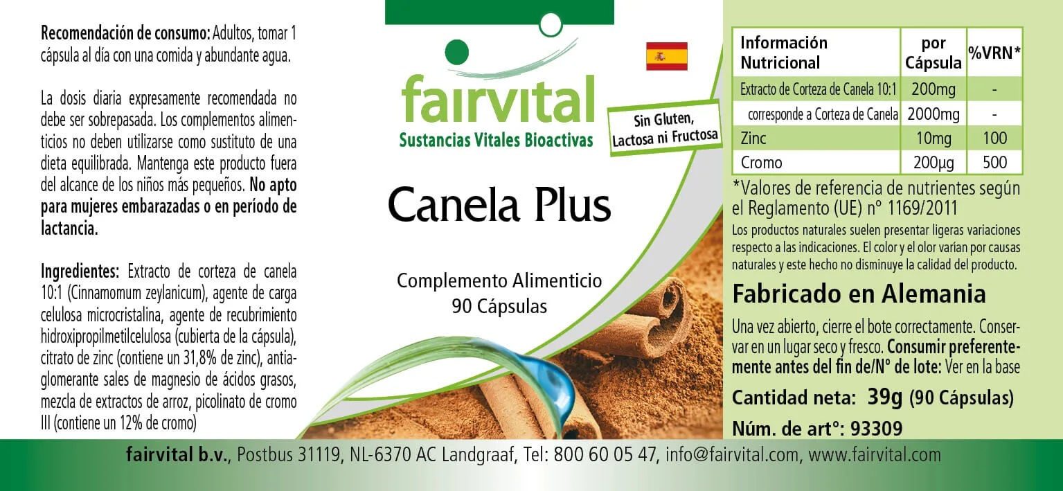 Canela Plus - 90 Cápsulas Canela Plus - 90 Cápsulas