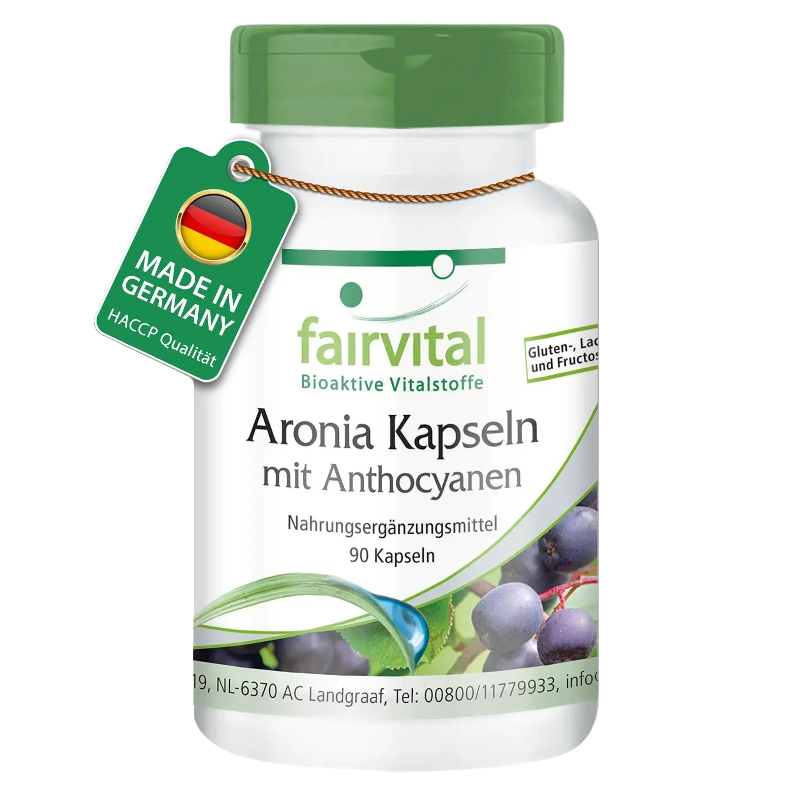 Aronia capsules with anthocyanins - 90 capsules