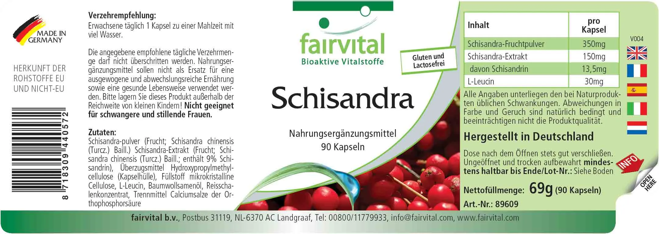 Schisandra - 90 gélules