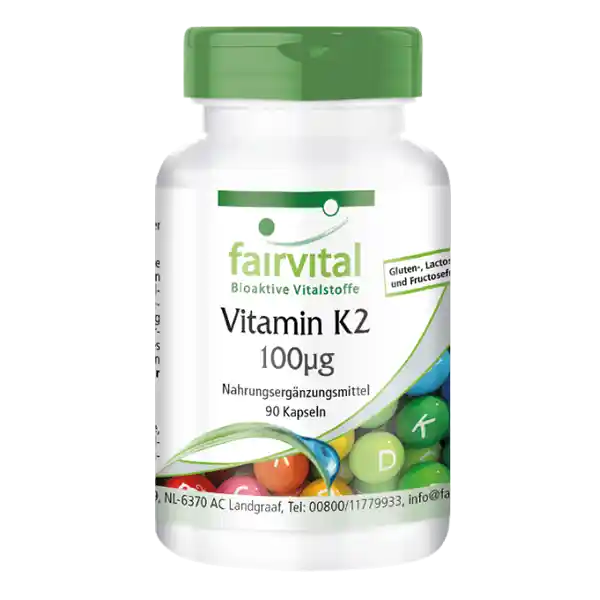 Vitamin K2 100µg – 90 capsules