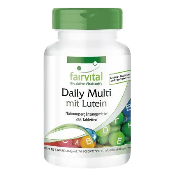 Daily Multi avec de la Lutéine - 365 comprimés