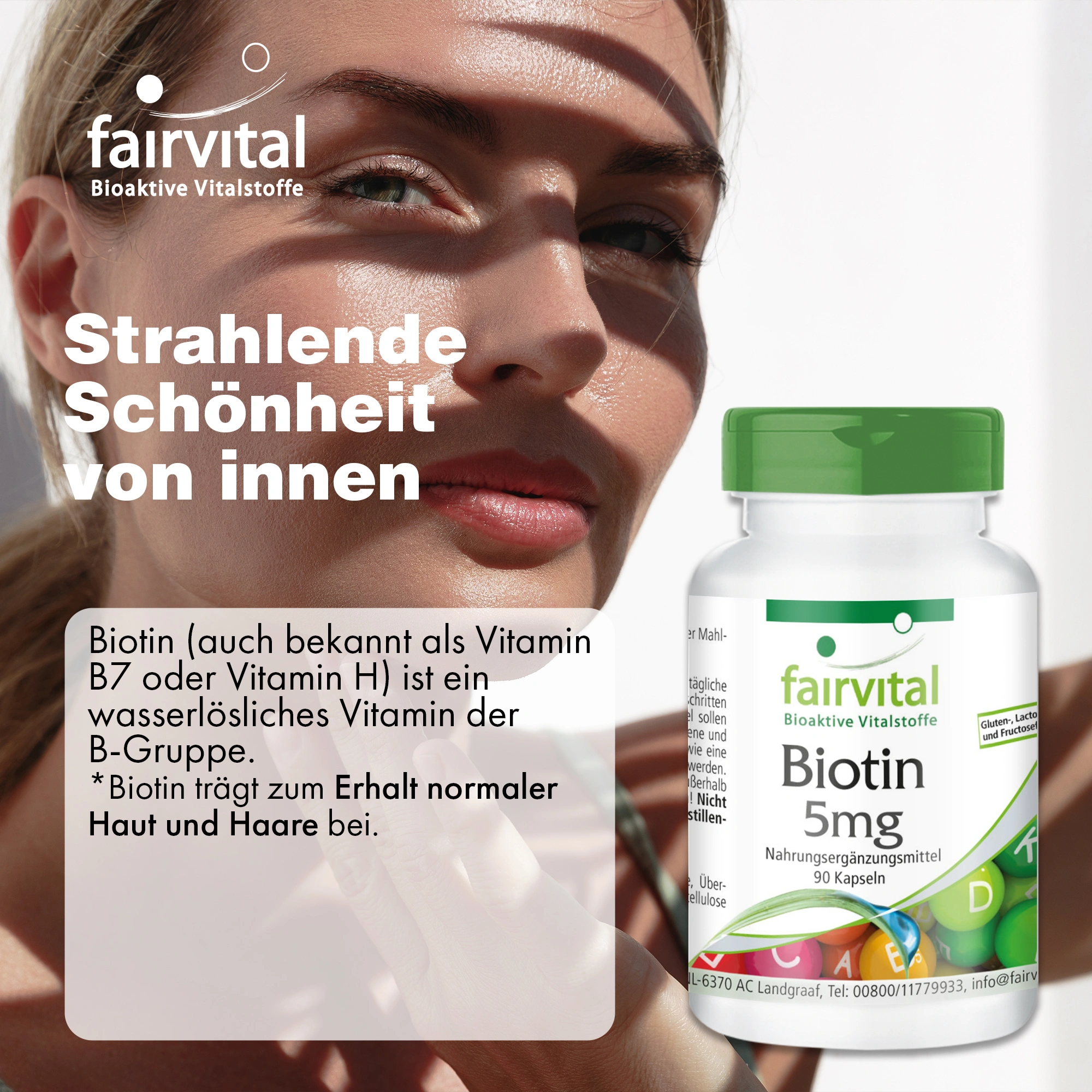 Biotina 5mg – 90 capsule