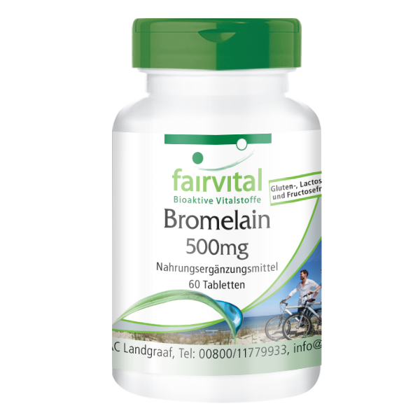 Bromelain 500mg Vegan Fairvital Shop
